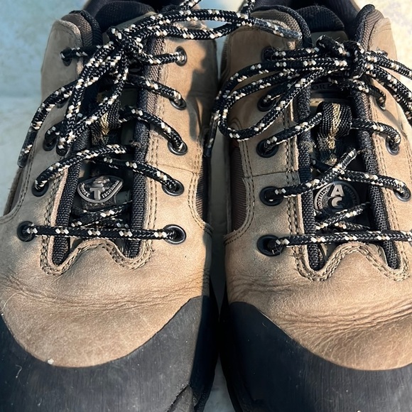 Timberland Womens Performance ACT Hiking Boot Size 8.5M Tan Leather Ankle 62355 - Picture 2 of 10